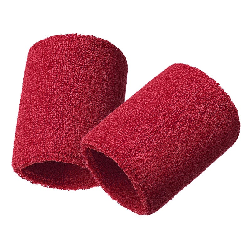 Bememo 12 Pcs Neon Sweatbands Wristband Sweat Wrist Band Competitions Absorbent Sweatbands for Men Women, for Sports, Running(3.15",Black, Dark Blue, Navy Blue, Gray, Dark Purple, Red) - Image 4